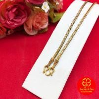 ราคา สร้อยคอทองเหลืองโบราณลายสี่เสาคั่นหัวจรวด ความยาว 24 นิ้ว งานทองเหลืองแท้ งานดิบไม่ได้ชุบ ทองเหลืองโบราณ (25074870338)