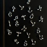 ราคา Alphabet (N-Z) สร้อยคอรวมจี้ / จี้ alphabet silver เงินแท้ / จี้ตัวอักษร (24134906143)