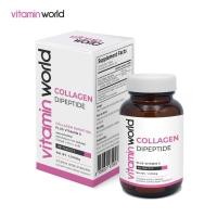ราคา คอลลาเจนไดเปปไทด์ 1000 มก. Collagen Dipeptide 1000 mg. วิตามินเวิลด์ Vitamin World คอลลาเจนเม็ด 1000 มก. (25803296064)