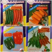 ราคา เมล็ดซอง ตรา 3A รวมพริก พริกขี้หนู พริกชี้ฟ้า พริกมัน พริกหวานยักษ์ พริกหวาน พริกเหลือง วิตามิน C (9754746788)