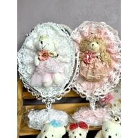 ราคา กระจกตุ๊กตาหมี นาฬิกาตุ๊กตาหมี ฟรุ้งฟริ้ง กระจกตั้งโต๊ะสไตล์เจ้าหญิง ด้านหลังตุ๊กตาหมี นาฬิกาหมีตั้งโต๊ะสไตล์เจ้าหญิง (24931589447)