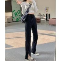 ราคา พร้อมส่ง X2 กางเกงยีนส์สีเทาฟอก กระบอกลิซ่าฮิตหายาก ผ้ายีนส์หนา เนื้อดีมาก งานป้าย made in korea เกาหลี ผ่าหน้า แฟชั่น (13028316468)