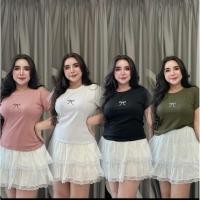 ราคา เสื้อผ้าร่องสาวอวบปักโบว์ #สาวอวบ (26304370927)
