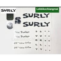 ราคา สติ๊กเกอร์ Surly Disc Trucker decal set headbadge Black MA2617 (3594272030)