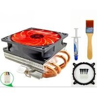 ราคา Heat Sink CPU Intel-AMD ฮีทซิงค์, คอมพิวเตอร์ +LED รุ่น #Booster *สีแดง* (1563305435)