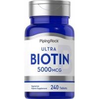 ราคา Biotin 5,000 mcg. (240แคปซูล) ไบโอติน (21795210174)