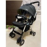 ราคา รถเข็นเด็ก แบรนด์ Aprica รุ่น Luara Quattro สีดำฟ้า สภาพสวยใหม่ (14687179751)