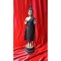 ราคา พระพุทธรูป ปางห้ามสมุทร วัดหน้าพระเมรุฯ ปี2548 เนื้อทองเหลือง สูง23.5นิ้ว (29352899117)