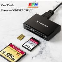 ราคา Card Reader Transcend RDF8K2 USB 3.1 Multi ประกันศูนย์ 2 ปี (4020009100)