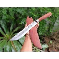 ราคา มีดเหน็บ มีดอีเหน็บ (E-Nap) มาเชเต้ Machete มีดควาญ มีดแคมป์ มีดเดินป่า มีดใช้งาน มีดทำสวน 11” ผิวไฟ ด้าม-ฝักไม้ประดู่ (17081810667)