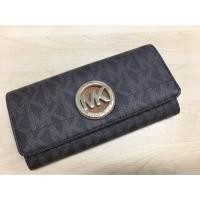 ราคา ส่งต่อจ้าาา กปต.2 พับ สีน้ำตาลลาย MK เเท้ 100% MODEL : MICHAEL KORS FLUTION FLAP CONTINENTAL WALLET 35T7GFTE1B (1992782978)