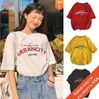 ราคา เสื้อผ้าน่ารักสำหรับเด็กผู้หญิง สไตล์เกาหลี ใส่สบาย แขนสั้น Oversize เสื้อยืดพิมพ์ลาย. (19820495543)