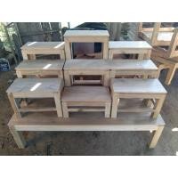 ราคา โต๊ะหมู่บูชาชุดไม้สักแท้ 9*6 (23356099494)