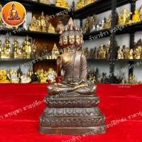 ราคา พระเศรษฐีนวโกฏิ ขนาด 5 นิ้ว สูง 11 นิ้ว เนื้อทองเหลือง (3781272116)