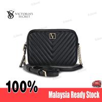 ราคา Victorias Secret ใหม่ Prebbled V-Quilted Chain Bag Women VS Bag (23343511865)