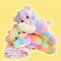 ราคา หมอนผ้าห่มหมีแคร์แบท่านอน (23087435996)
