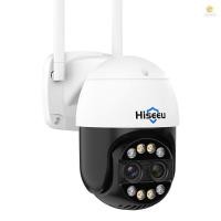 ราคา Hiseeu WHDC14 8MP Wireless Monitor กล้อง Dual-Lens Wall Mount สมาร์ท WiFi กล้อง 8X ซูม IP66 กันน้ํา (25786595377)