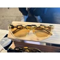ราคา แว่นตาแฟชั่น เลนส์สีชา ขาโซ่ทอง (28358149245)
