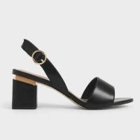 ราคา รองเท้ามือสอง Charles & Keith size 36 สีดำ สูง 2.5" นิ้ว (9054687471)