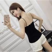 ราคา สายเดี่ยวไหมพรม คอหยัก (1560428066)