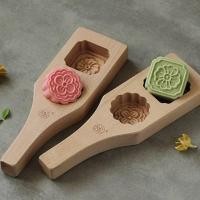 ราคา พิมพ์ขนมไหว้พระจันทร์ แม่พิมพ์ขนมเปี๊ยะ พายสับปะรด ถั่วกวน แบบไม้ (14039433588)