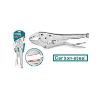 ราคา TOTAL คีมล็อค ปากตรง รุ่น THT191002 ขนาด 10 นิ้ว ( Carbon Steel Straight Jaw Plier ) (23524622164)