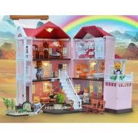 ราคา บ้านซิลวาเนียนสีชมพูหลังใหญ่ บ้านซิลวาเนียนหลังใหญ่ Anbeiya family บ้านหนู บ้านกระต่าย บ้านตุ๊กตา กล่องใหญ่คุ้มมาก (11488520157)