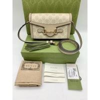 ราคา Used Gucci mini horsebit 1955 Mini Beige Crossbody Bag (16799721837)