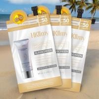 ราคา กันแดดHkllmy(แพค 3 ซอง) spf 50+++ผลิตภัณฑ์กันแดด ช่วงปกป้องผิวจากรังสี UV ช่วยให้ผิวเรียบเนียน (28601803512)