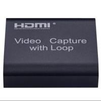 ราคา Video Capture Card with Loop Out HDMI to HDMI 1080P USB 2.0 Plug and Play for Live Video (7665916137)