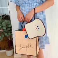 ราคา Bentoy Milkjoy กระเป๋า ขนนุ่มนิ่ม รูปขนมปังปิ้ง สีขาว (25477398082)