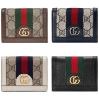 ราคา Gucci/Ophidia/Double G/Folding/Coin Purse/Card Holder/523155/96IWN/4076/100% genuine (24954360704)