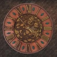 ราคา นาฬิกาฉลุลายมังกรเข็มทองเดินเนียบๆเงียบๆไม่รบกวนงานไม้แท้แกะสลัก เสริมฮวงจุ้ยดึงดูดพลังด้านบวกหรือใช้ตบแต่งให้โดดเด่นสะ (27051065474)