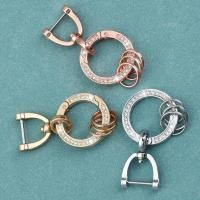 ราคา Simple car key ring pendant creative Diamond keychain car key ring ornaments universal car key chain Ready stock (12945467267)