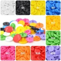 ราคา Glossy Plastic Snap Fasteners Press Studs Snaps ปุ่มสําหรับเสื้อผ้า T5, หมวก 12.5 มม. (28555185988)
