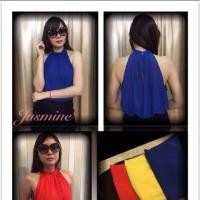 ราคา เสื้อชีฟองคอจีนผ่าหลัง (2210423562)