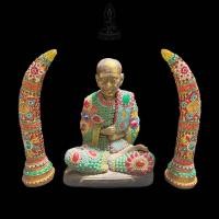 ราคา พระสมเด็จโตหน้าตัก 9นิ้ว ประดับพลอยพร้อม ชุด ง า คู่ กรุวังหน้า (18985646163)