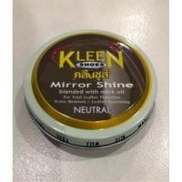 ราคา คลีนชูส์ มิร์เรอร์ ชายน์ ขี้ผึ้งขัดรองเท้า KLEEN SHOES ยาขัดรองเท้า สีใส 60 ml KIWI (2976057531)