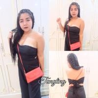 ราคา สาวอวบ‼️เกาะอกจั้มสูทผูกโบว์หลังผ้าโฟร์เวย์ (705466070)