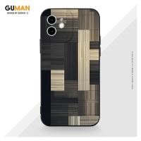 ราคา GUMAN เคสไอโฟน เคสซิลิโคนนุ่มกันกระแทกน่ารักตลก เคสโทรศัพท์ สีดำ Compatible for iPhone 16 15 14 13 12 11 Pro Max SE 2020 X XR XS 8 7 6 6S Plus พลัส XYM2404 (22849619785)