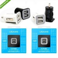 ราคา USAMS 3.1A Dual USB Auto Micro Charger (13773845)