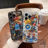 ราคา สร้างสรรค์เลโก้มาริโอทำด้วยมือเคส iPhone เข้ากันได้กับ iPhone 15 14 13 PRO MAX 15PROMAX 14PROMAX 12 11PROMAX 11 Pro XR 13pro 13PROMAX 7plus เปลือกโปร่งใสกันกระแทก fexg (28056140314)