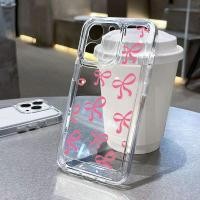 ราคา SAMSUNG สําหรับsamsung A35 A54 A34 A14 A55 A05 A05S A15 A25 A75 A52 A52S A53 A73 A33 A72 A23 A13 A32 A51 A71 INS Simple Bowknotโปร่งใสTPU Soft Cover (24819239412)