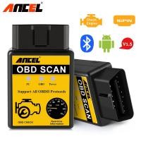 ราคา Ancel ELM327 V1.5 บลูทูธ Obd2 เครื่องสแกนเนอร์เครื่องสแกนเนอร์รถยนต์ Obd2 Guage Odb2 เครื่องมือวินิจฉัยรถยนต์ Obd เครื่องสแกนเนอร์รถยนต์ตรวจสอบเครื่องยนต์ (20055947556)