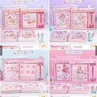 ราคา สมุดโน้ต พร้อมปากกา สมุดจดบันทึก ลายการ์ตูนน่ารัก สมุดกระดาษลายการ์ตูน สมุดโน้ตลายการ์ตูน Notebook กล่องของขวัญ *สุ่มลาย (25711663564)