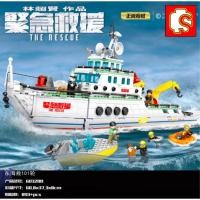 ราคา firstbuy_ตัวต่อเลโก้จีน Sembo 603200 ชุด เรือกู้ภัย The Rescue จำนวน 893 ชิ้น มาใหม่คะ ชุดใหญ่ (3326864703)