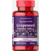 ราคา Grape seed 200 mg / 120 Capsules (Puritan’s Pride ) (1358552844)