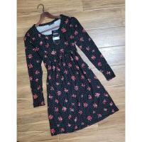 ราคา เดรสแบรนด์ Janina สีดำลายดอกไม้ (สินค้ามือหนึ่ง) (14196204176)