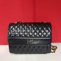 ราคา ⭐️ Vintage Bag ⭐️ Hane Mori crossbody bag กระเป๋า หนังแท้ สีดำ (3007780977)