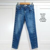 ราคา กางเกงยีนส์เด็ก Zara Girls แท้100% เป็นยีนส์ยืดสีเข้ม ผ้านิ่มๆเด็กๆใส่สบายค่ะ ไซส์ 11/12Y 152cm (25061455914)